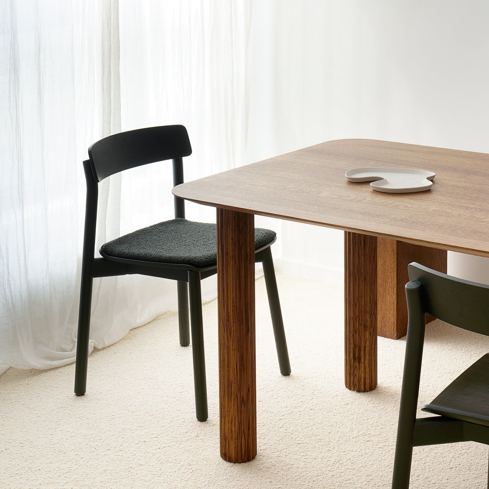 ARCHE SOFT chair / Black oak KRYSTIAN KOWALSKI