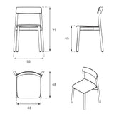 ARCHE chair / Natur oak KRYSTIAN KOWALSKI
