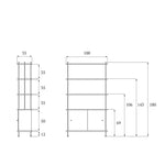 BAVA 100 shelving system TAMO