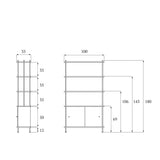BAVA 100 shelving system TAMO