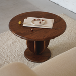 CITRUS LOW coffee table / Dark oak SYLVAIN WILLENZ