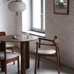 ELIPSA SOFT chair / Dark oak / Boucle sand TAMO