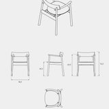 ELIPSA chair / Black oak TAMO