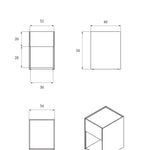 KARI night stand / Natur oak TAMO