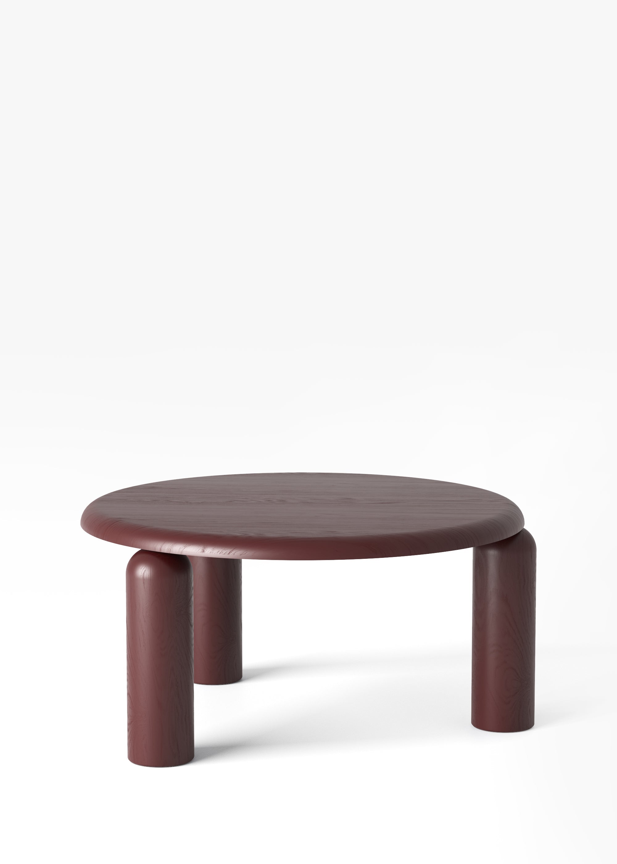 NEO LOW table /  Burgundy ash TAMO