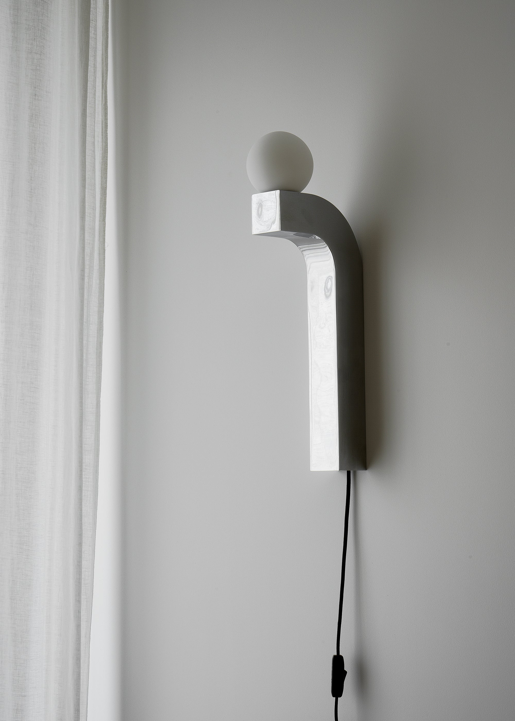 PALLIA wall lamp / Chrome TAMO