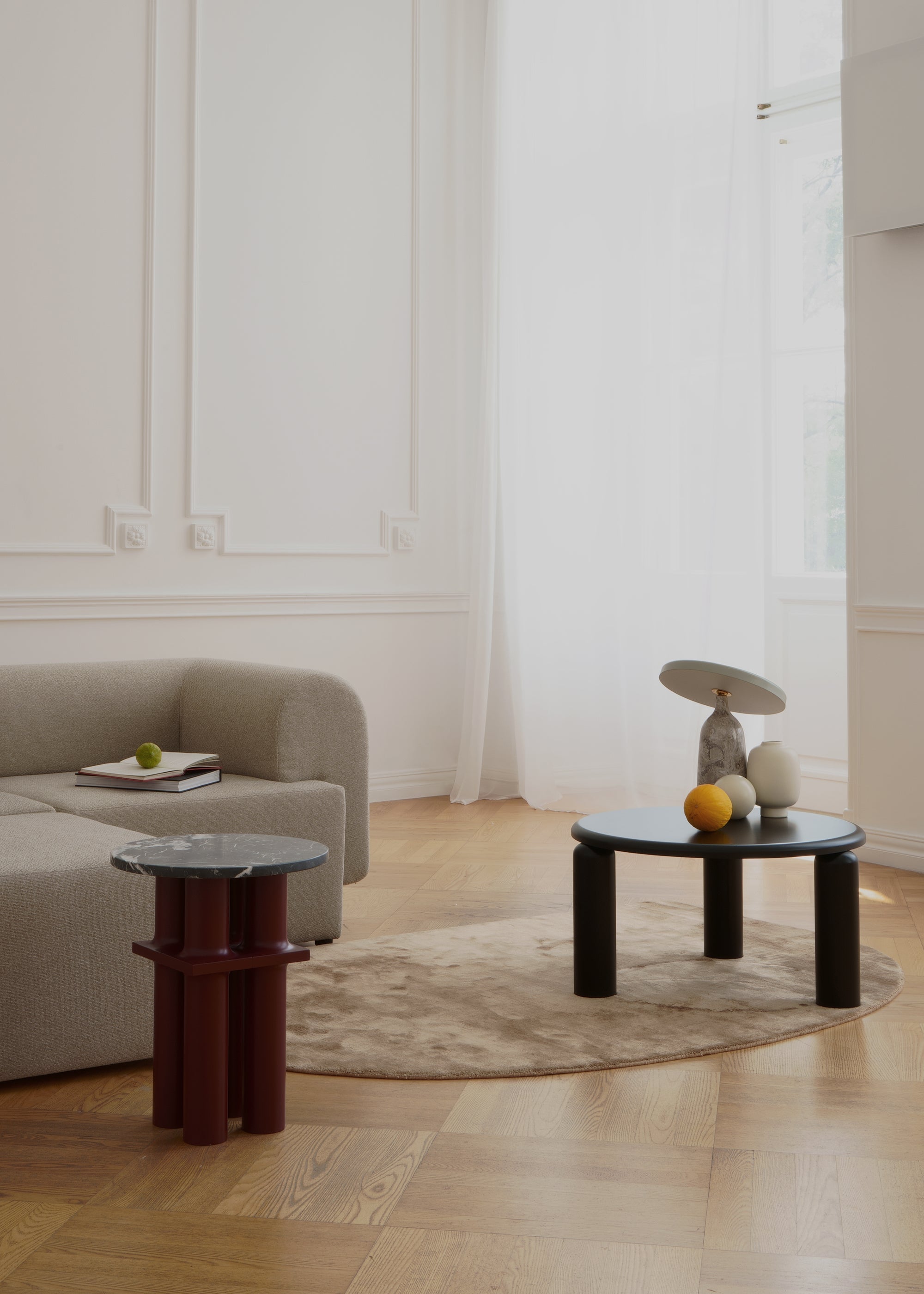 NEO LOW table / Black ash TAMO