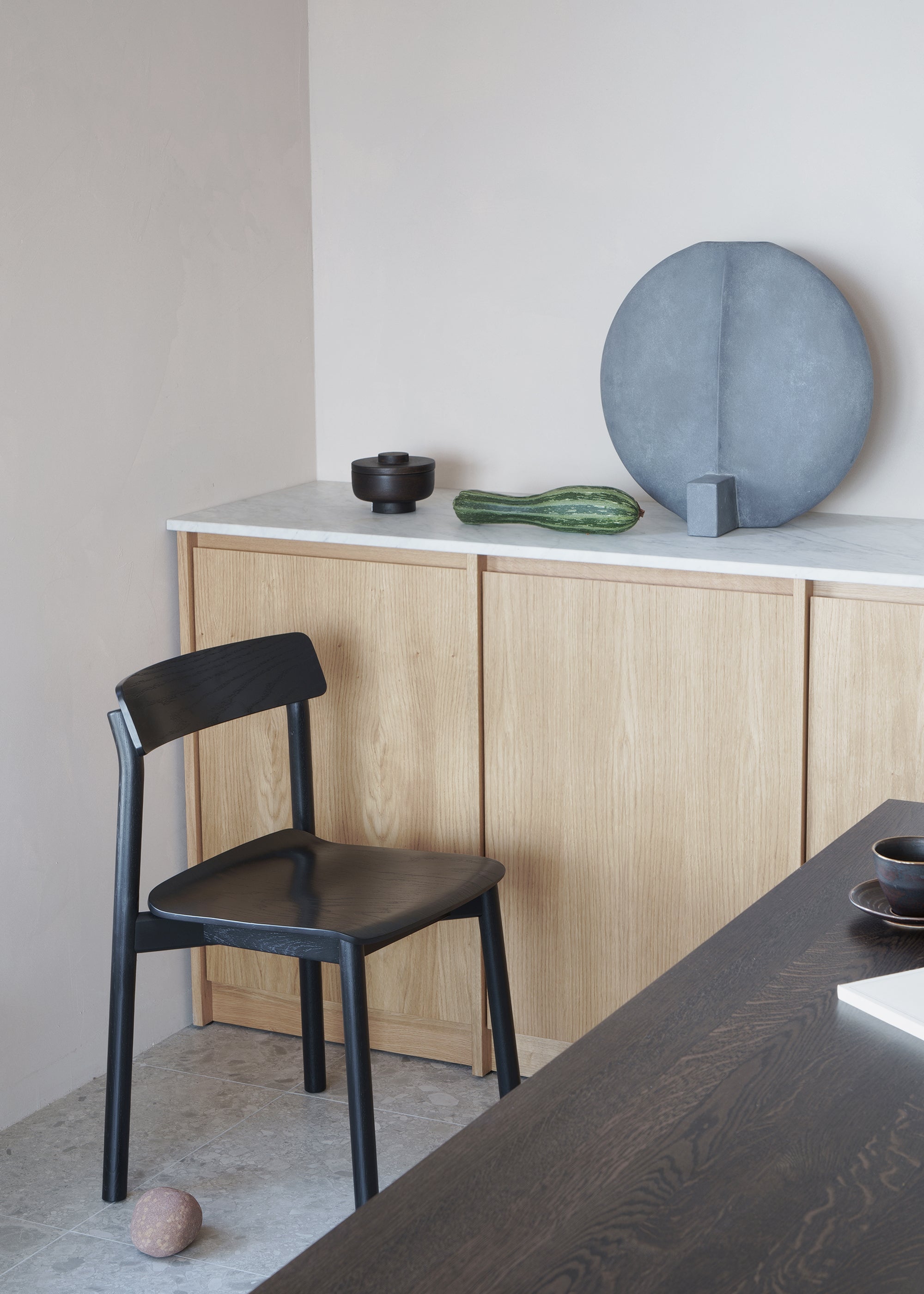 ARCHE chair / Black oak KRYSTIAN KOWALSKI