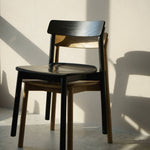 ARCHE chair / Black oak KRYSTIAN KOWALSKI
