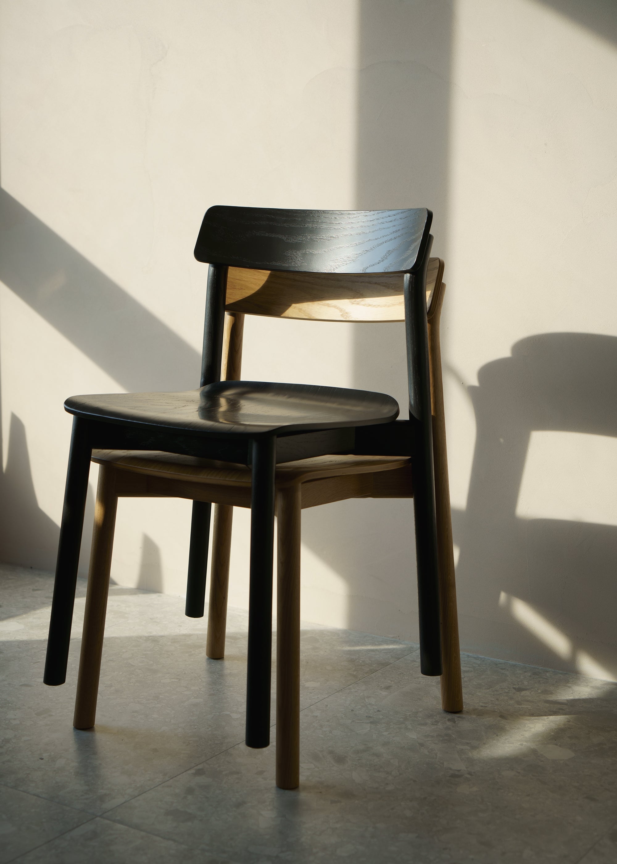 ARCHE chair / Black oak KRYSTIAN KOWALSKI