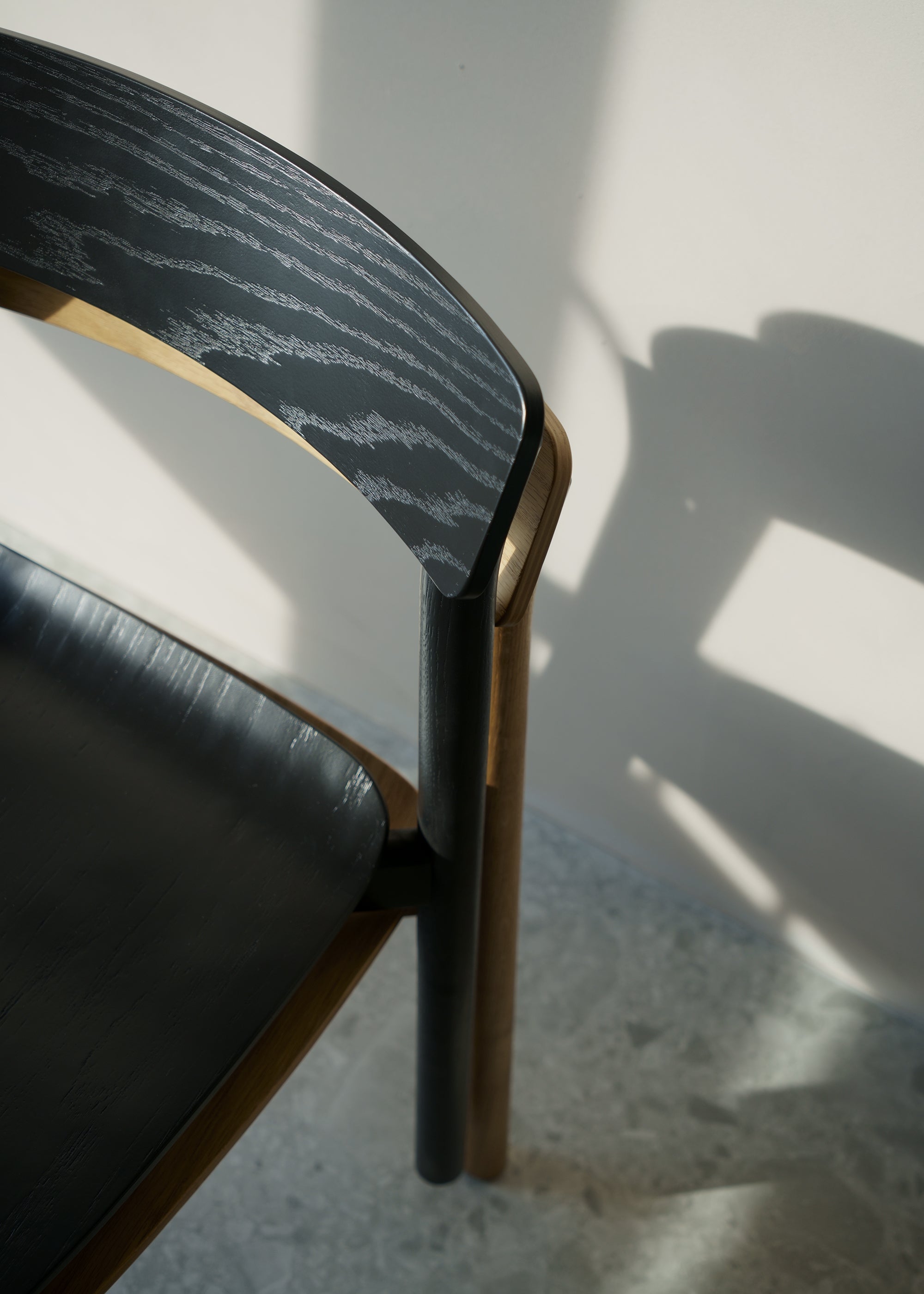 ARCHE chair / Black oak KRYSTIAN KOWALSKI