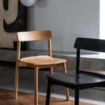 ARCHE chair / Black oak KRYSTIAN KOWALSKI