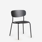 SPLOT chair / Black / Black oak MARCIN LASKOWSKI