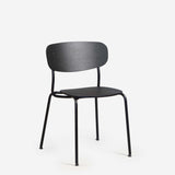 SPLOT chair / Black / Black oak MARCIN LASKOWSKI