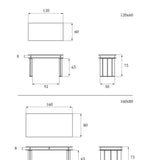 PIATO desk / Natur oak TAMO DESIGN TEAM