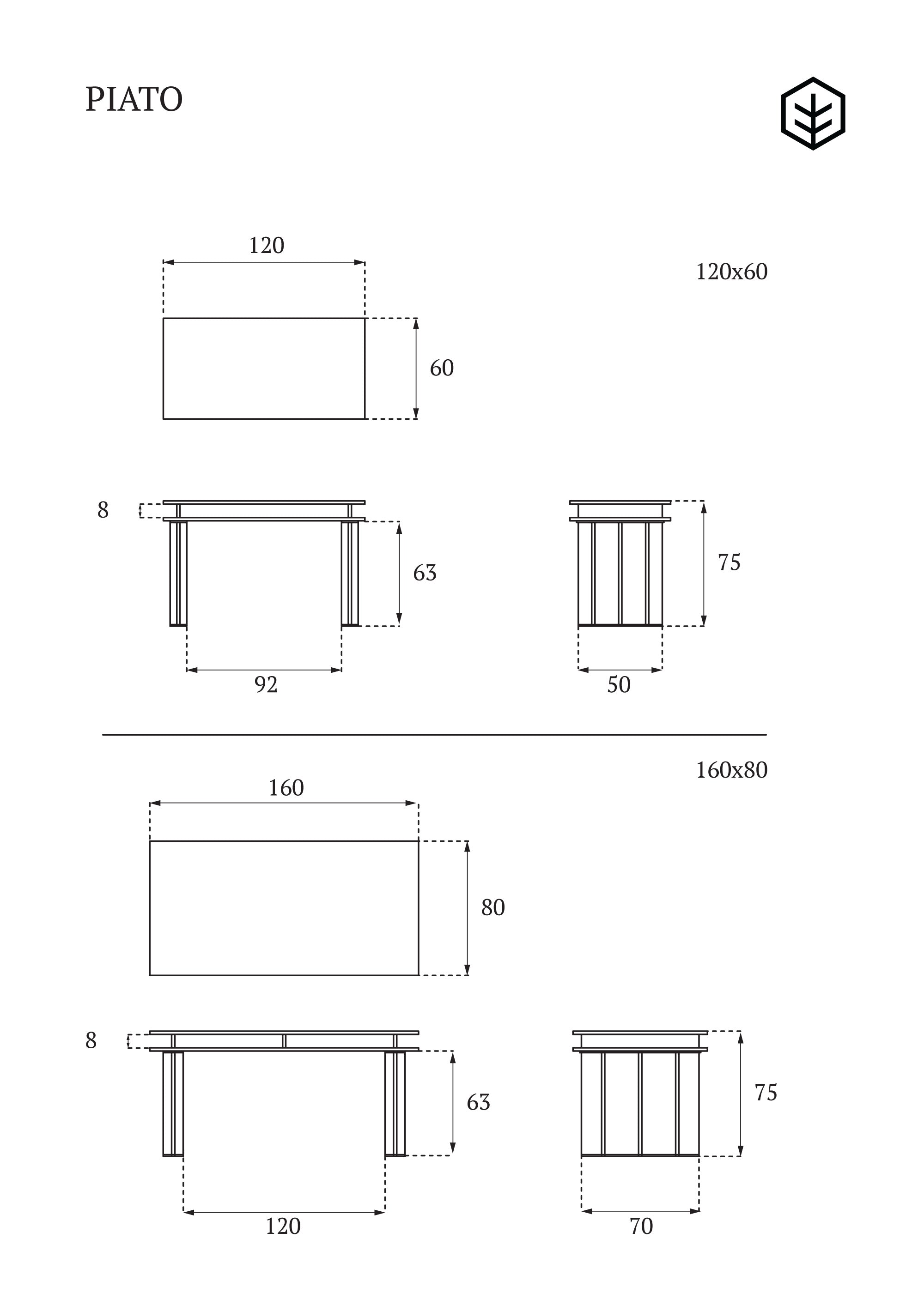 PIATO desk / Muscato TAMO DESIGN TEAM