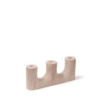 TRILO candle holder / Travertine TAMO