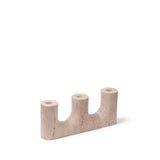 TRILO candle holder / Travertine TAMO