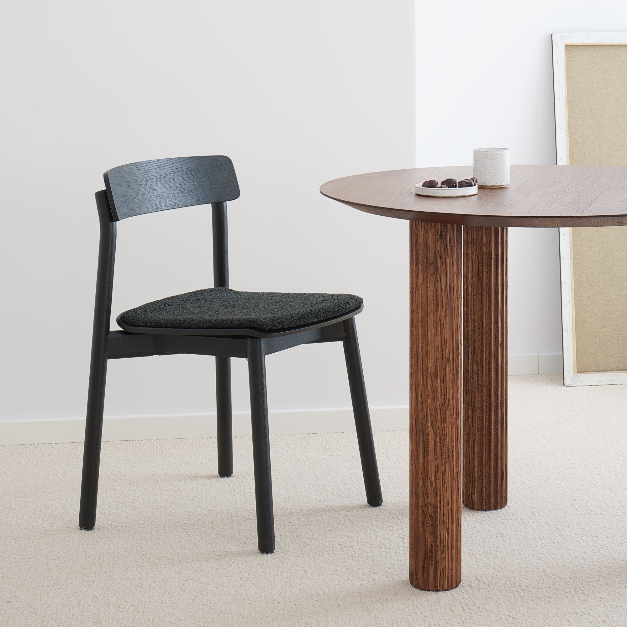 ARCHE SOFT chair / Black oak KRYSTIAN KOWALSKI