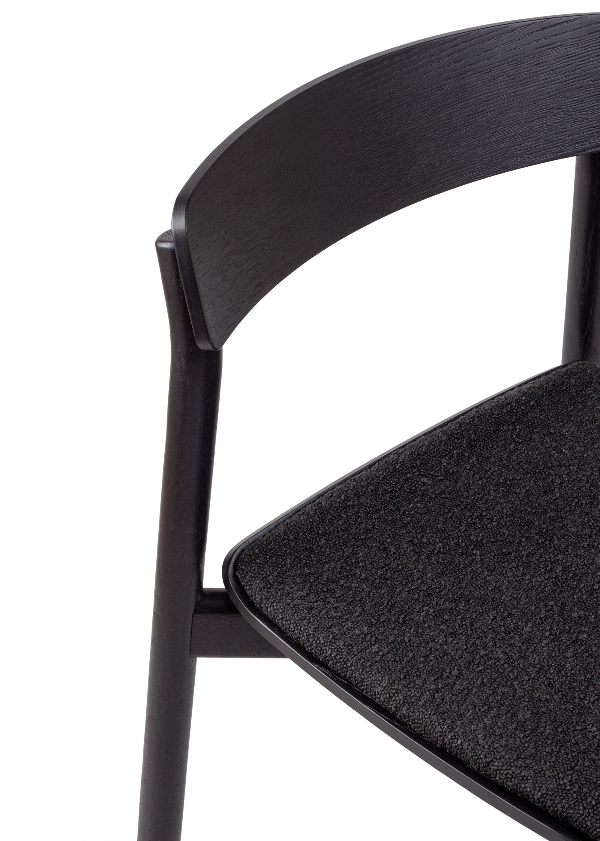 ARCHE SOFT chair / Black oak KRYSTIAN KOWALSKI