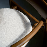 Chaise ELIPSA SOFT / Dark Oak / Boucle Sand
