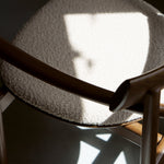 ELIPSA SOFT chair / Dark oak / Boucle sand TAMO