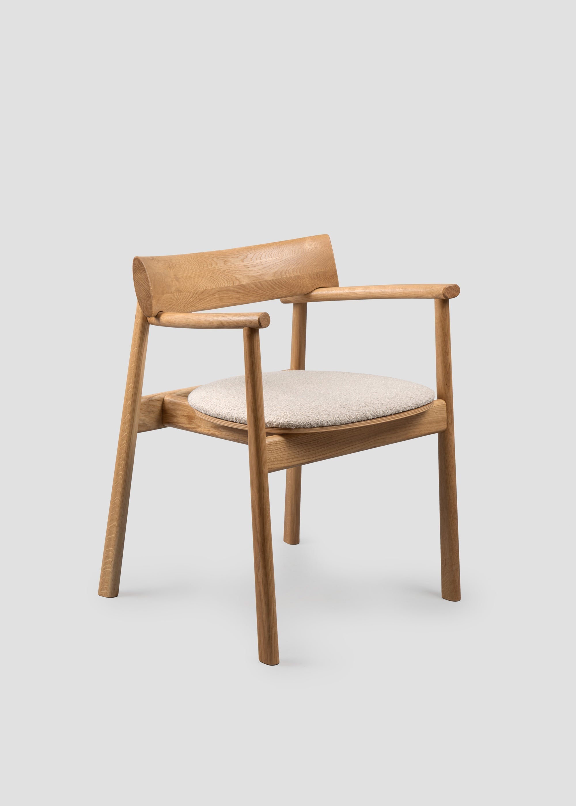 ELIPSA SOFT chair / Natur oak / Boucle sand TAMO