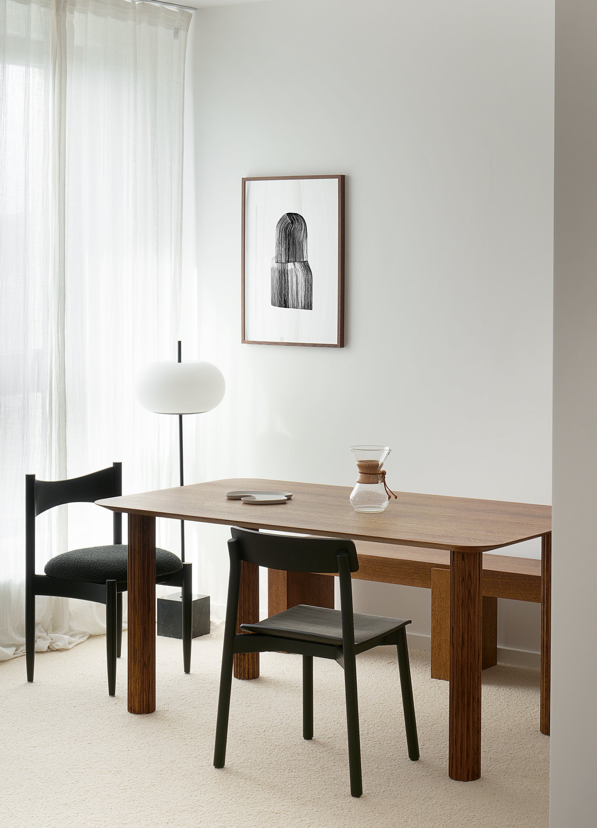 KEMI chair / Black oak TAMO