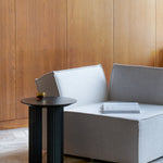 FILAR HIGH side table / Black ash Kenyon Yeh