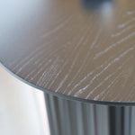 FILAR HIGH side table / Black ash Kenyon Yeh