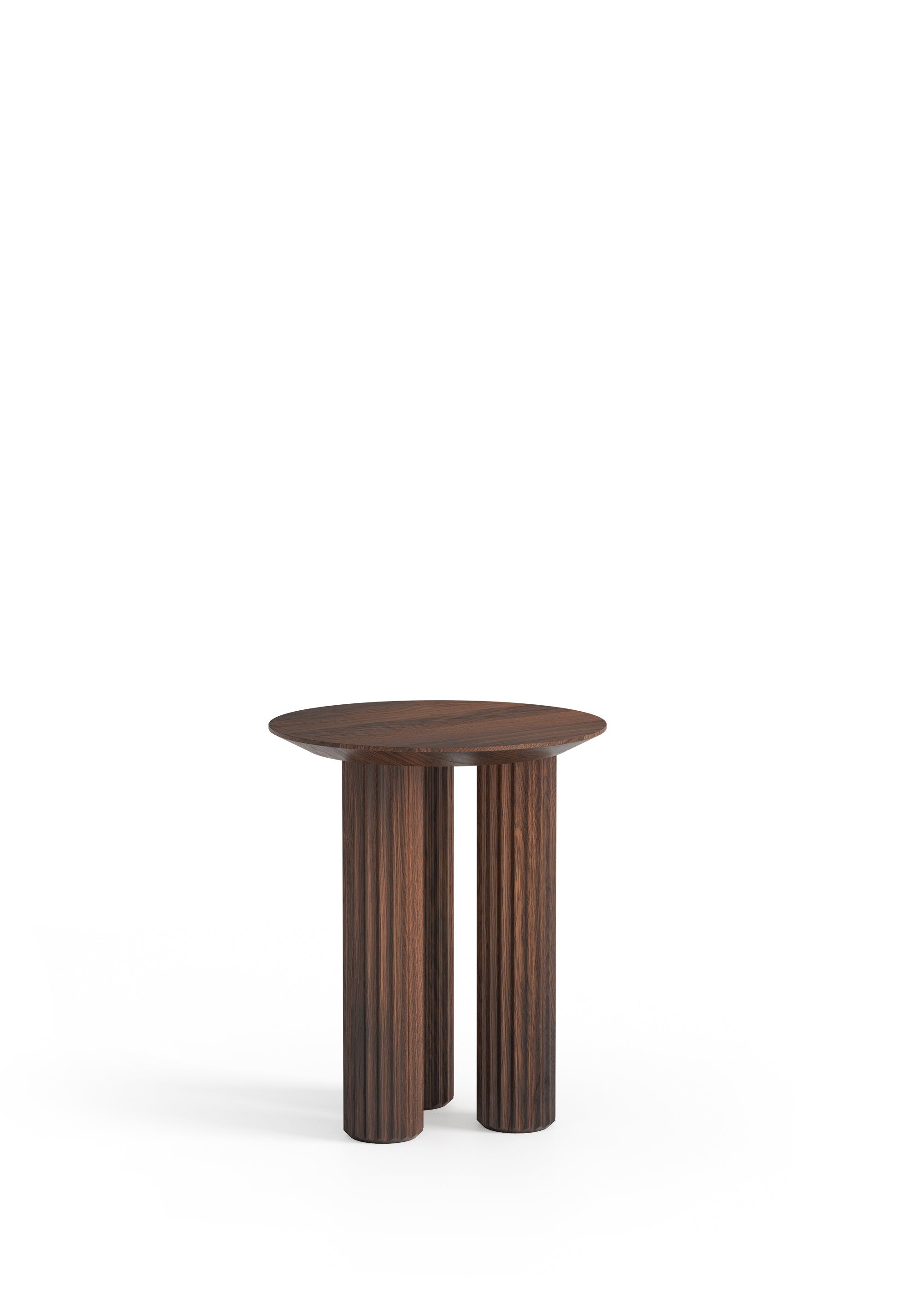 FILAR HIGH side table / Dark oak Kenyon Yeh