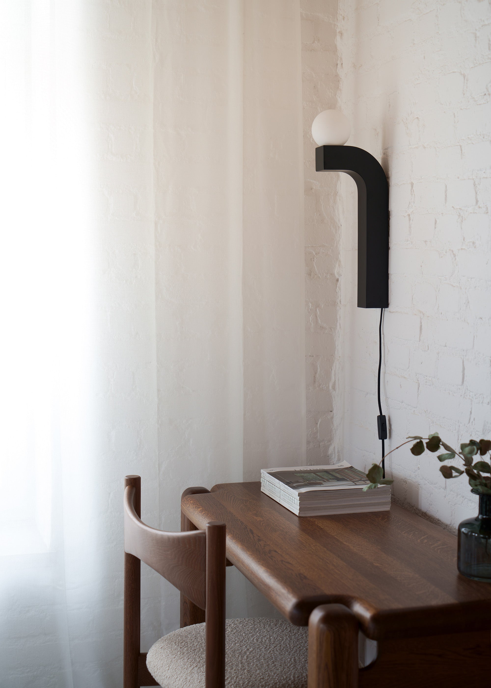 PALLIA wall lamp / Black TAMO