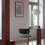 SPLOT SOFT chair / Chrome / Black oak MARCIN LASKOWSKI