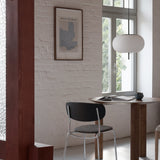 SPLOT SOFT chair / Chrome / Black oak MARCIN LASKOWSKI