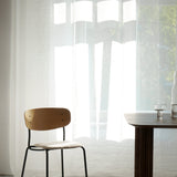 SPLOT SOFT chair / Black / Natur oak MARCIN LASKOWSKI