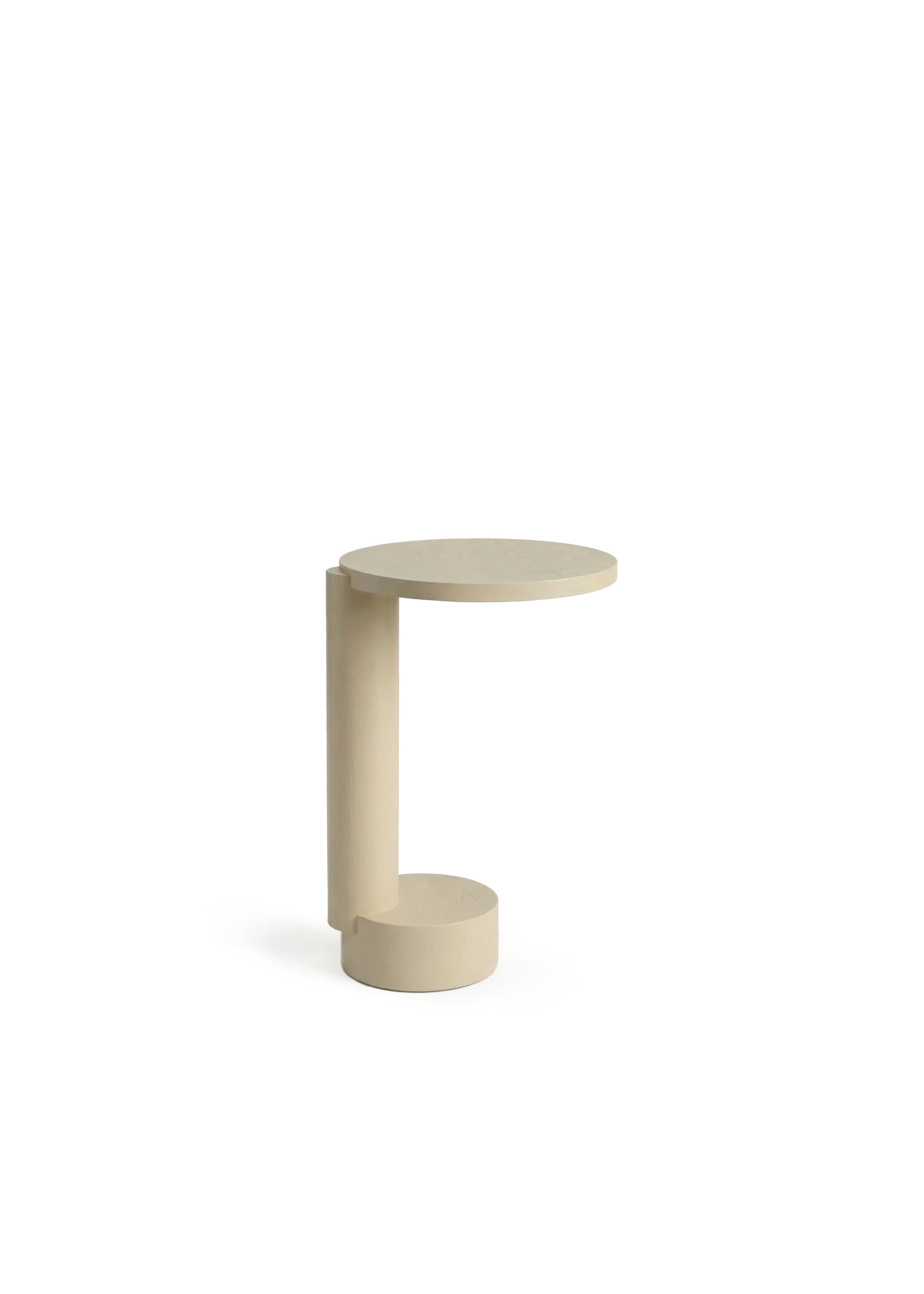 Biały drewniany stolik kawowy