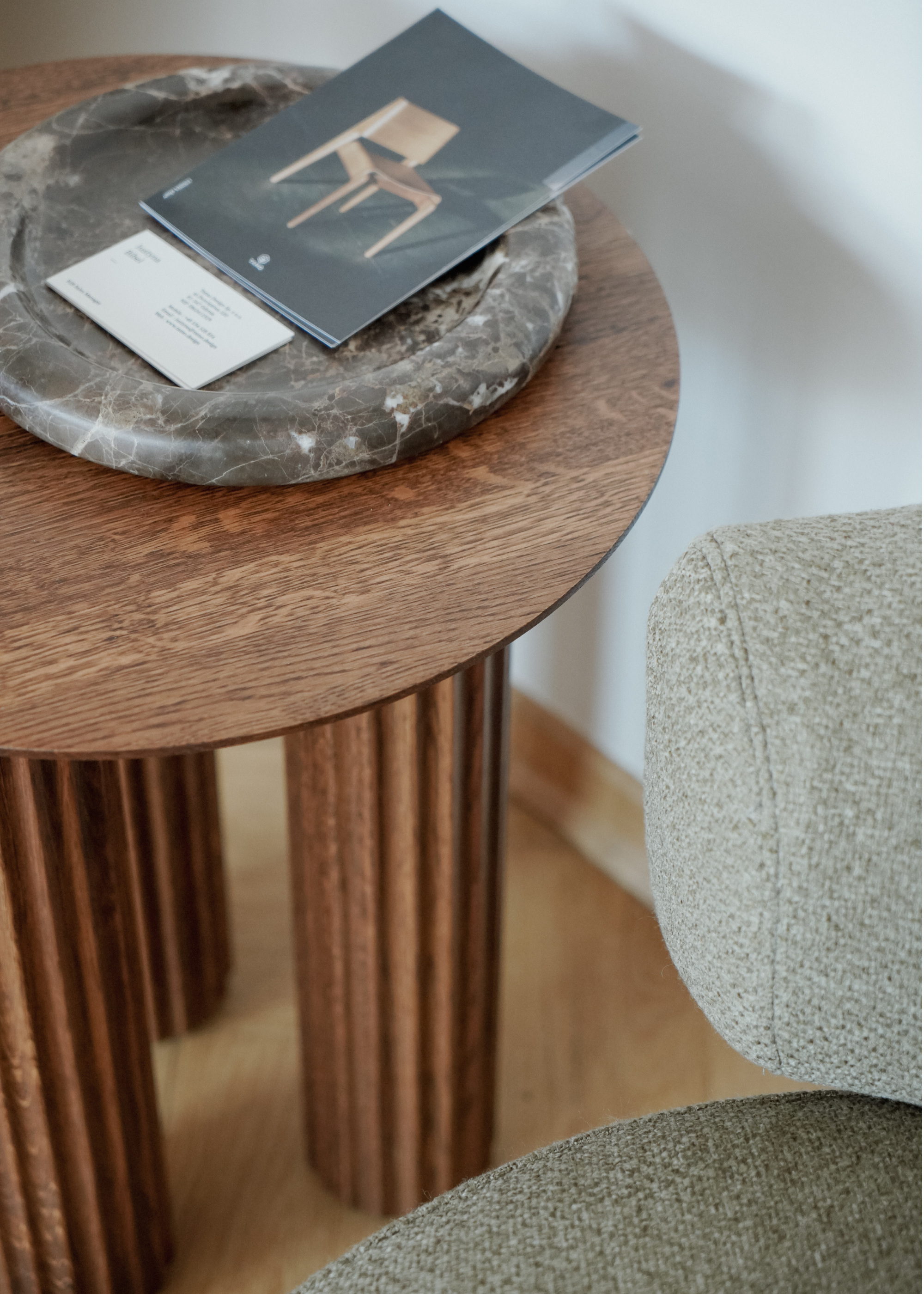 FILAR HIGH Beistelltisch Dark Oak