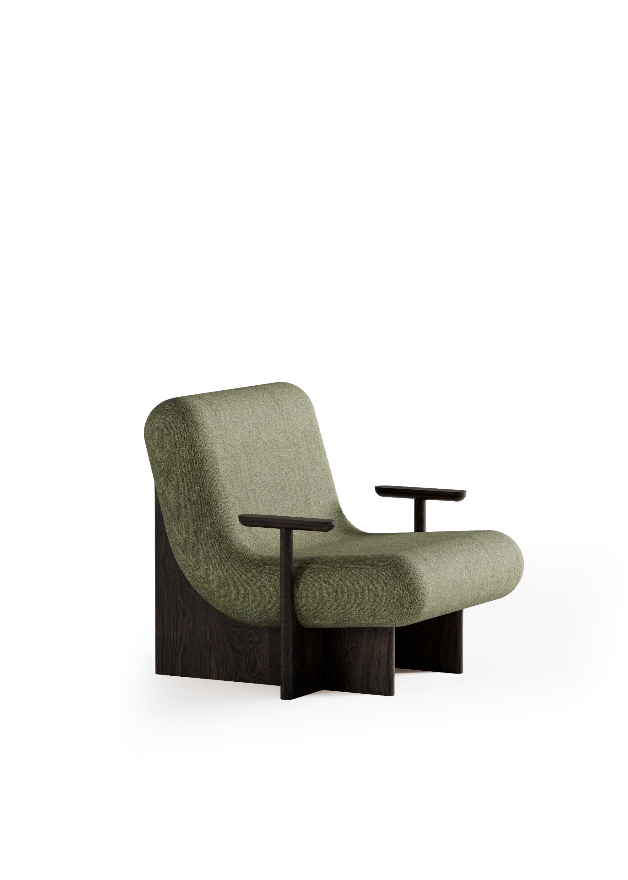 KIVO lounge chair / Ebony oak