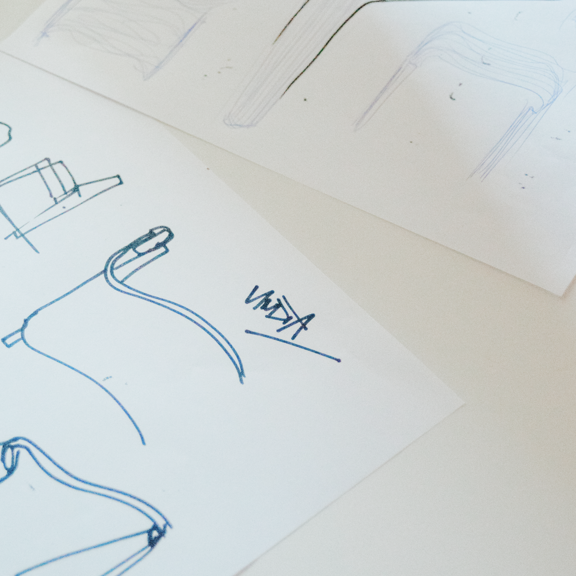 Modern furniture design drawings and designer product concepts